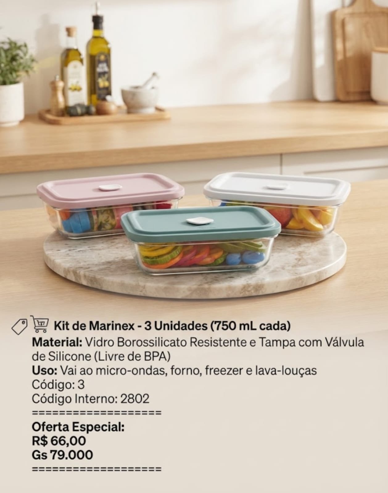 kit de 3 marinex