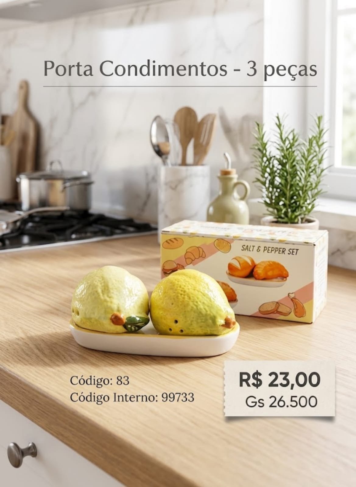 PORTA CONDIMENTO 3 pcs