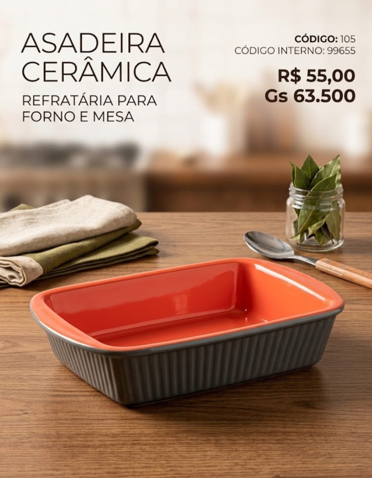 asadeira ceramica