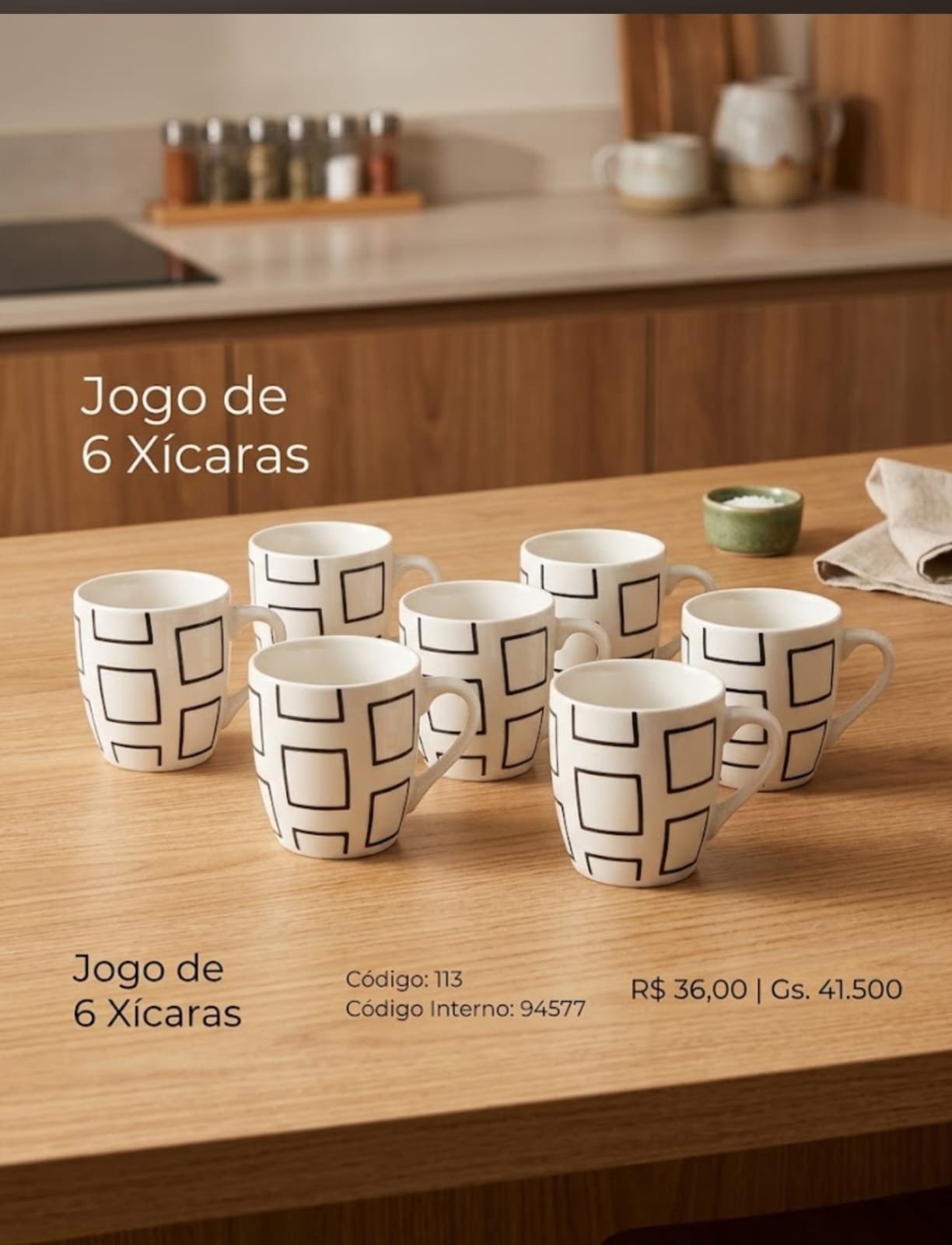 jogo c/6 xicaca