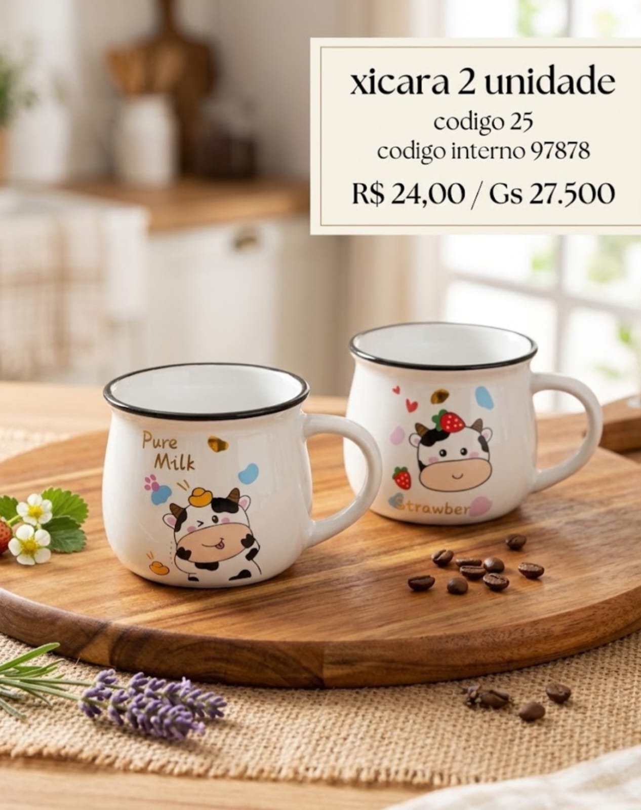 kit de 2 xicara